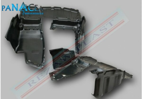 Kryt pod motor Toyota Avensis kompletný set, benzín, verzie motora: 2.0 16V 2003 - 2009