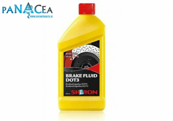 Kvapalina brzdová DOT3 Sheron 500ml