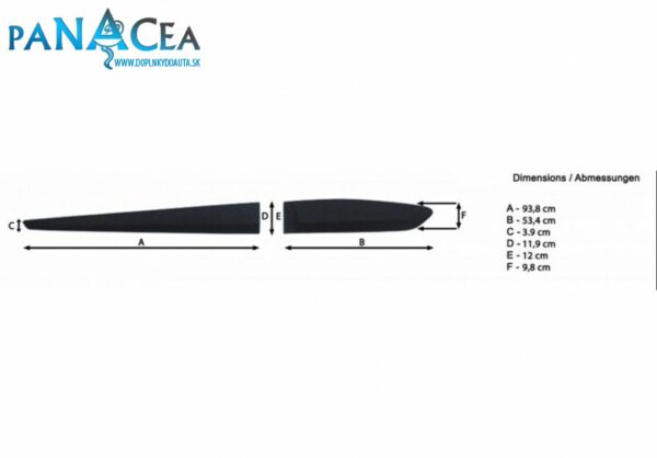 Lišty dverí Hyundai i10 5D 2013 - 2019