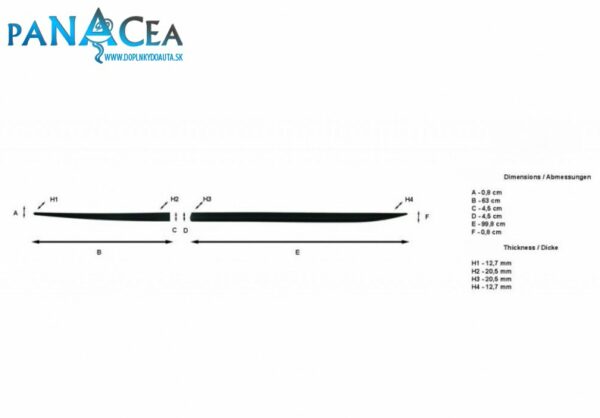Lišty dverí Hyundai i30 CW 2012 - 2017