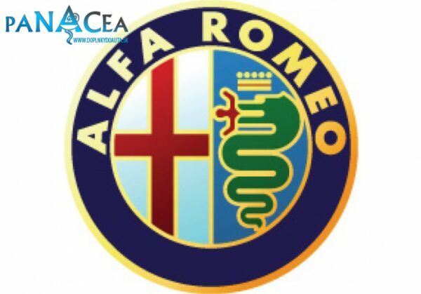Samolepka na stredy kolies živicová 4ks - ALFA ROMEO (C13)