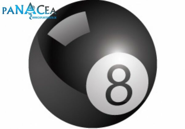 Samolepka na stredy kolies živicová 4ks - BILIARD "8" (C13)