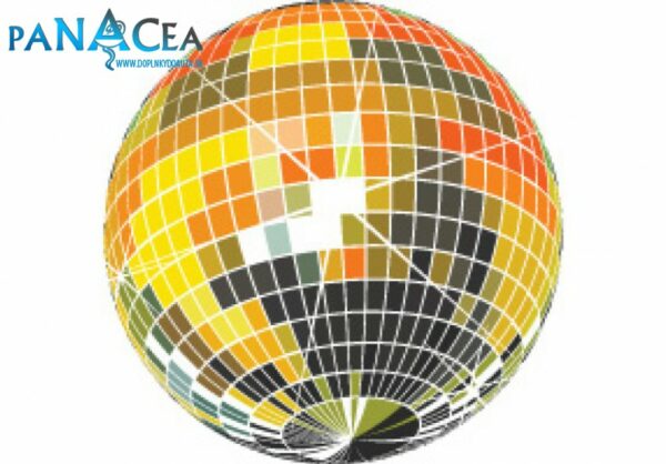 Samolepka na stredy kolies živicová 4ks - DISCO (C13)