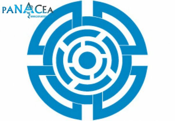 Samolepka na stredy kolies živicová 4ks - IMAGE MODRÝ (C13)