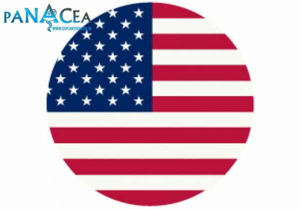 Samolepka na stredy kolies živicová 4ks - USA VLAJKA (C13)