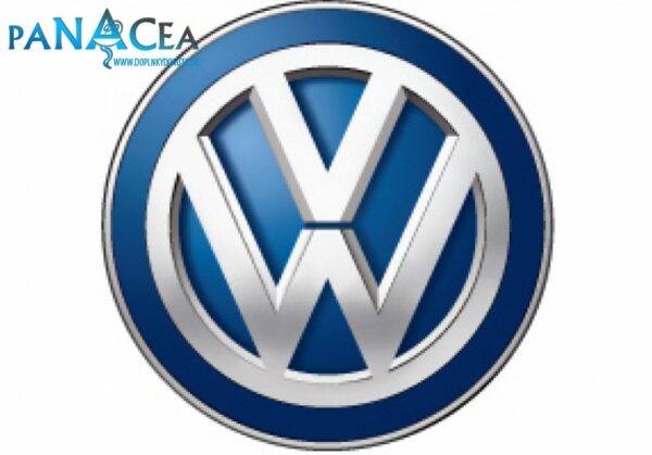 Samolepka na stredy kolies živicová 4ks - VW (C13)