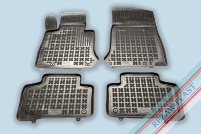 Autorohože gumové so zvýšeným okrajom Mercedes GLC C253 Hybrid 2019 - 2022